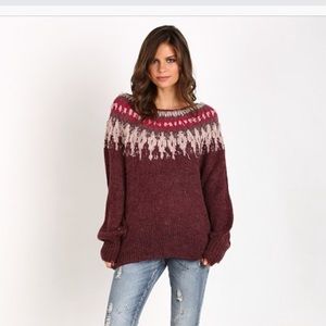Free People Cozy Knit Sweater Size XS